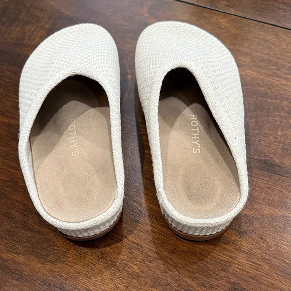 Rothy's Cream Women's Clogs - Picture 4 of 8